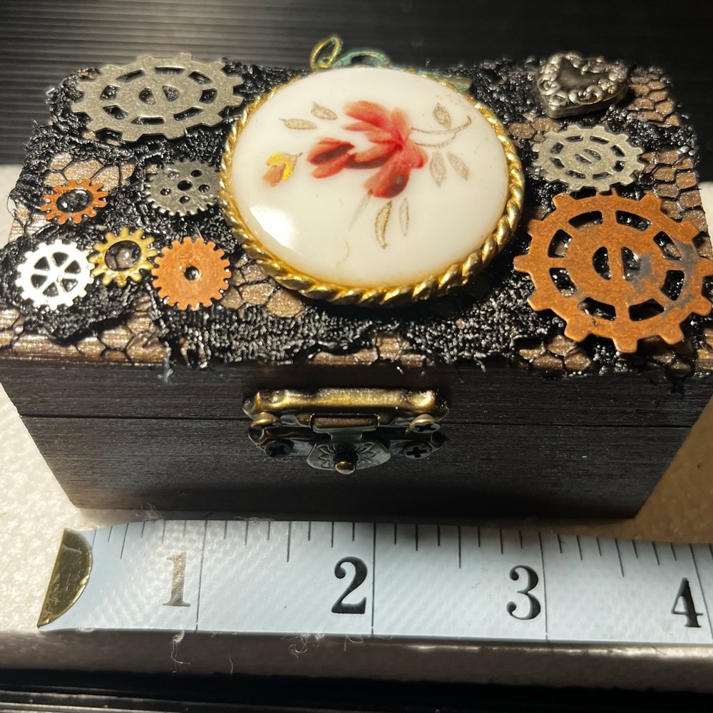 Handmade Vintage-Inspired Steampunk Box